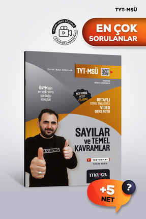 Marka Yayınları KPSS DGS ALES Sayılar ve Temel Kavramlar Detaylı