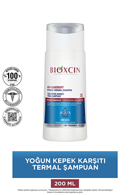 Bioxcin Aqua Thermal Yoğun Kepek Karşıtı Şampuan Ds 200 ml Kepek