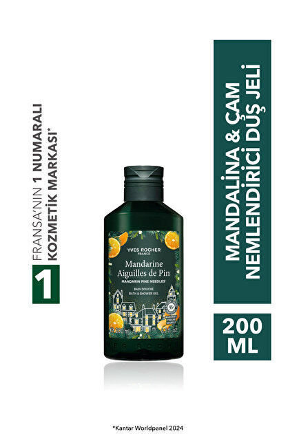 Yves Rocher Duş Jeli- Mandalina & Çam 200 ml-58706 - Fiyatı, Yorumları
