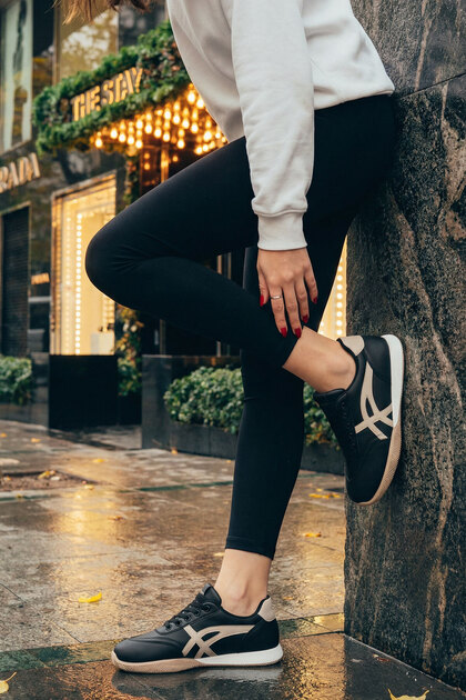 Siyah Kadın Sneaker 21247