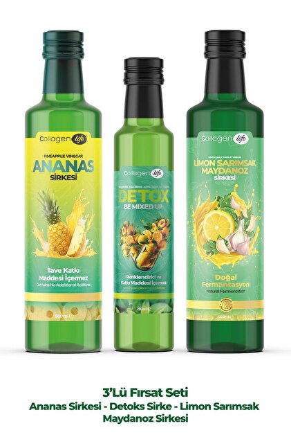 Collagen Life Limon Sarımsak Maydonoz - Detox Mix Up - Ananas