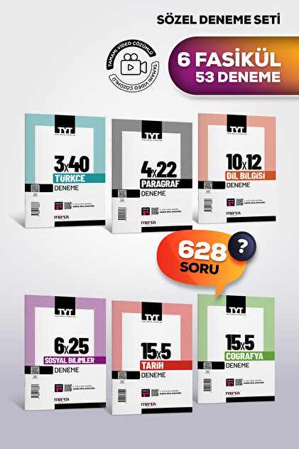 Genel Markalar Ders Ortamı TYT SÖzel 5 Fasikül 39 Deneme Sınavı