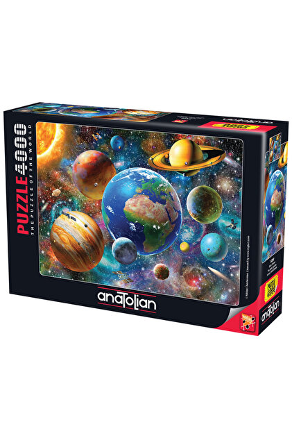 【新品】 5000vt 4枚セット Anatolian Puzzle 4000 Parça Yapboz Puzzle - Solar Sistem 5200
