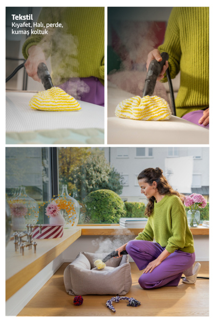 Karcher Kst 2 Cloth Set 1500W 3.2 Bar Buharlı Temizlik Makinesi