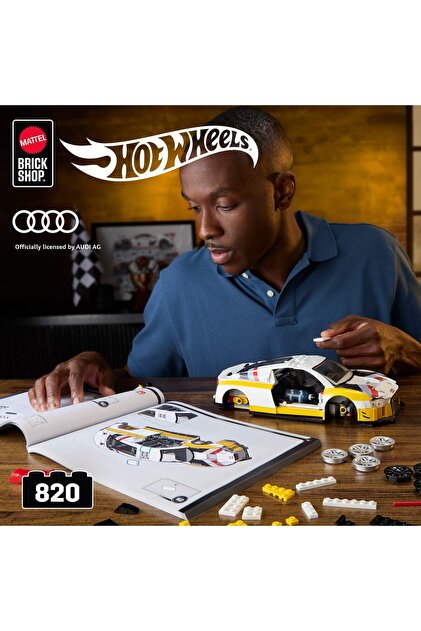 Brick Shop Mattel Hot Wheels '15 Audi R8 LMS yapı oyuncağı seti