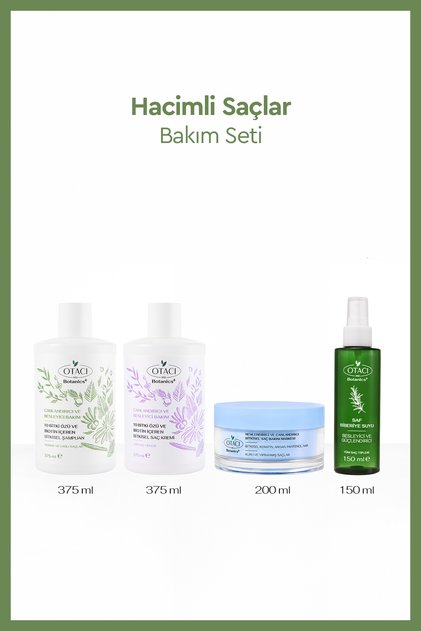 Hacimli Saçlar Bakım Seti