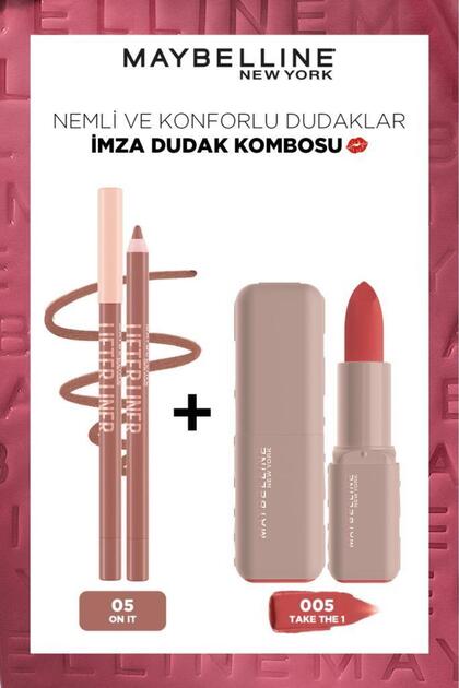 Maybelline New York Lifter Liner Dudak Kalemi 05 On It + Serum