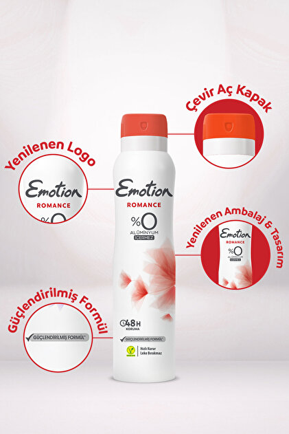Emotion Kadın Alüminyumsuz Vegan Deodorant Set 4x150 Ml (Ocean