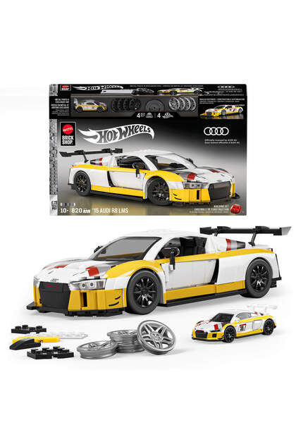 Brick Shop Mattel Hot Wheels '15 Audi R8 LMS yapı oyuncağı seti