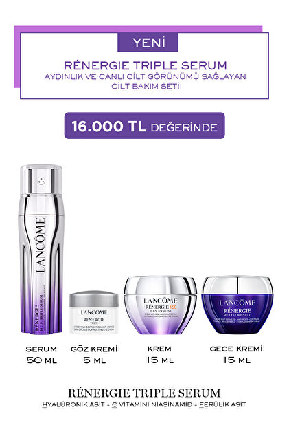 Lancome Renergie Triple Serum Cilt Bakım Seti 3614274772043