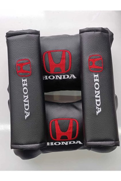 honda uyumlu oto boyun yastığı + emniyet kemer pedi