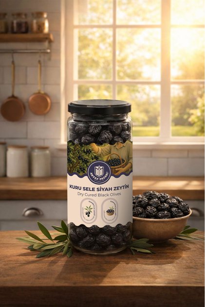 Kuru Sele Gemlik Siyah Zeytin - 300g