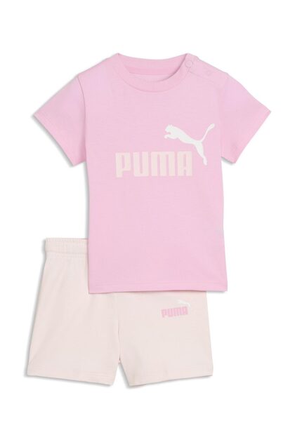 Ifjúsági, csecsemő, óvodás; fiú, lány; kötött szettek; normál rövid ujjú; rózsaszín; Puma Shuffle; 68