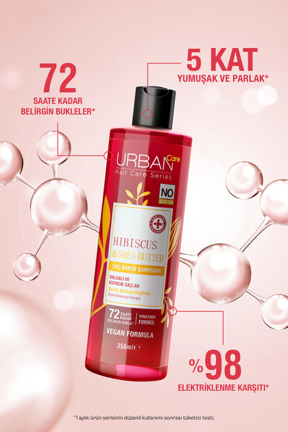 Urban Care Hibiscus&shea Butter Kıvırcık Ve Dalgalı Saçlara Özel 2