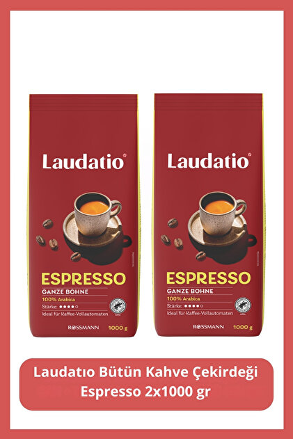 Laudatio Bütün Kahve Çekirdeği Espresso 1000 gr X2 Adet - Fiyatı