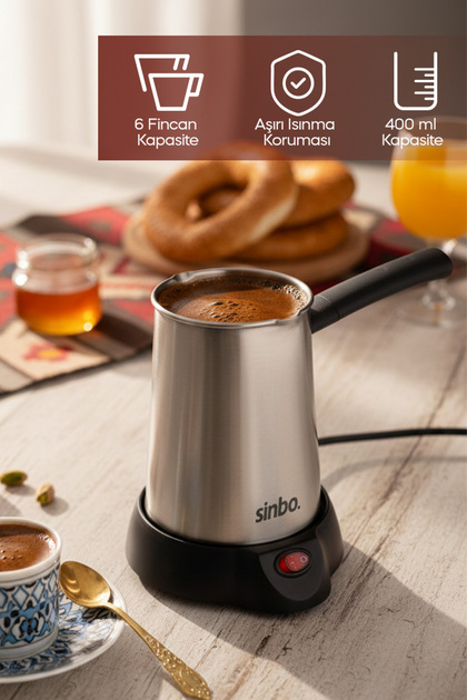 Sinbo Scm-2958 Elektrikli Cezve - İnox - Fiyatı, Yorumları