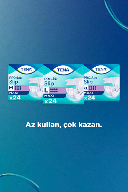 Tena Slip Maxi Bel Bantlı Hasta Bezi, En Büyük Boy (xl), 8 Damla