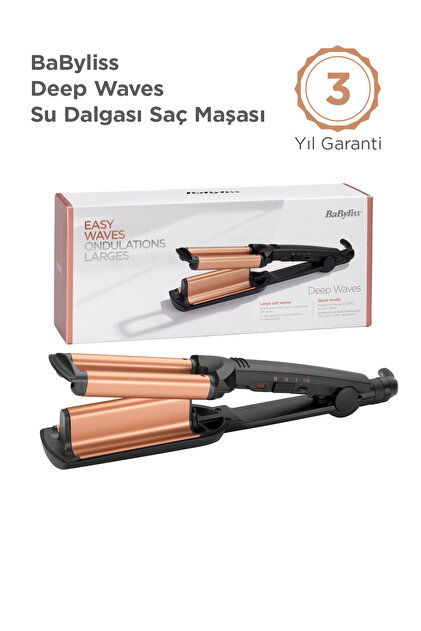 Babyliss Deep Waves 200 Derece 3 Isı Ayarlı Turmalin Seramik