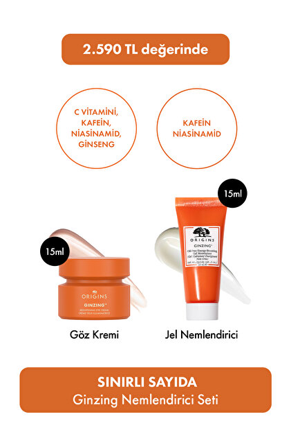 Origins Ginzing Original Göz Çevresi Kremi ve Jel Nemlendirici