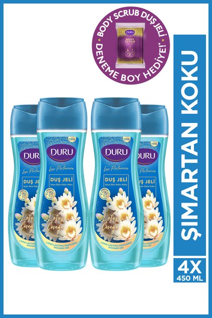 Lux Perfumes Lotus Çiçeği Duş Jeli 4x450 Ml