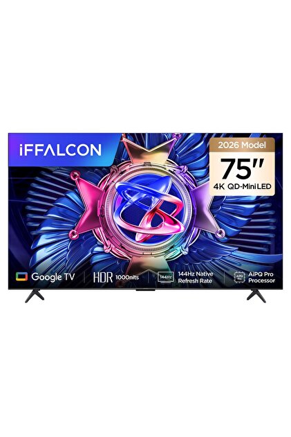 iFFALCON 75U95A 75 İnç Akıllı TV QD-Mini LED Google TV, 144Hz