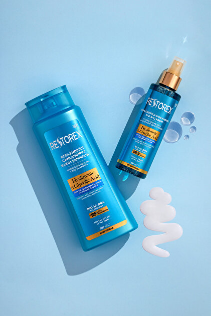 Restorex Hyaluronic & Glycolic Acid Nemlendirici Onarıcı Sıvı Saç
