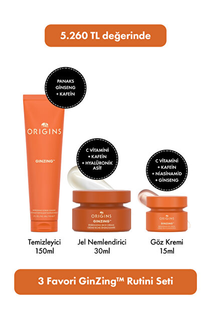 Origins C Vitamini İçeren 3 Favori GinZing™ Rutini Seti - Fiyatı