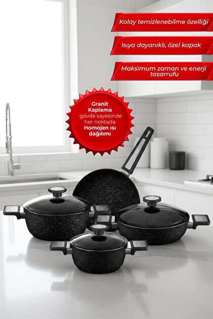 Aryıldız Vortex Galaxy 7 Parça Tencere Seti - Fiyatı, Yorumları