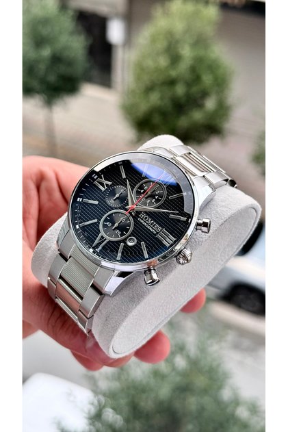 Men's Wristwatch Adjustable Steel Band 3 Atm Waterproof Bracelet Gift