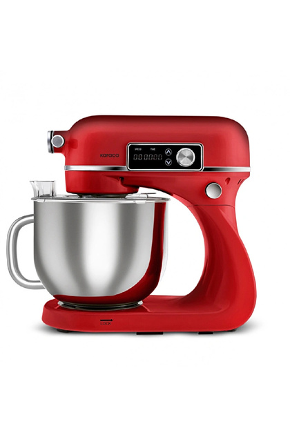 Maestro Artisan Döküm Hamur Yoğurma Makinesi / Stand Mikseri Ultra Sessiz 6 Litre Kırmızı