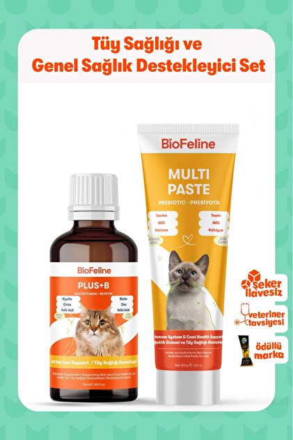 BioFeline Tüy Dökülmesi Azaltıcı ve Genel Sağlık Destekleyici