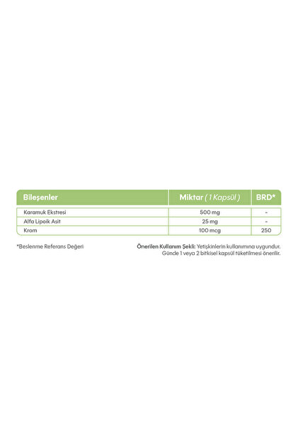 Suda Vitamin Berberine Plus Berberis Vulgaris Ekstresi, ALA, Krom