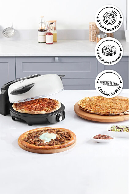 Karaca Gastro 10 In 1 Pizza Ve Lahmacun Makinesi Biodiamond Matte