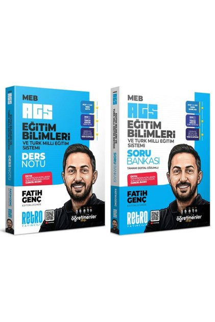 2027 Güncel Meb Ags Eğitim Bilimleri ve Türk Milli Eğitim Sistemi Soru Bankası Ders Notu Retro