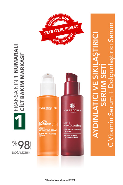 Yves Rocher Aydınlatıcı ve Sıkılaştırıcı Serum Seti -C Vitamin