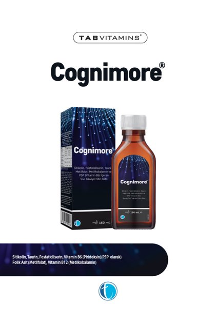 Cognimore Likit 150 ml Sitikolin Fosfatidilserin Taurin Şurup
