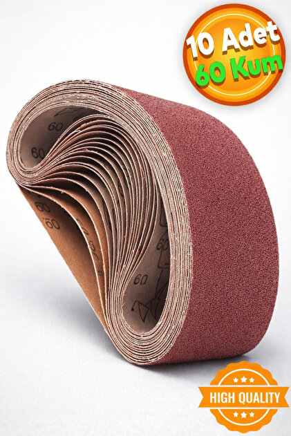 Badem10 Sonsuz Bant 60 Kum Tank Palet Zımpara Kağıdı 75 x 533 mm