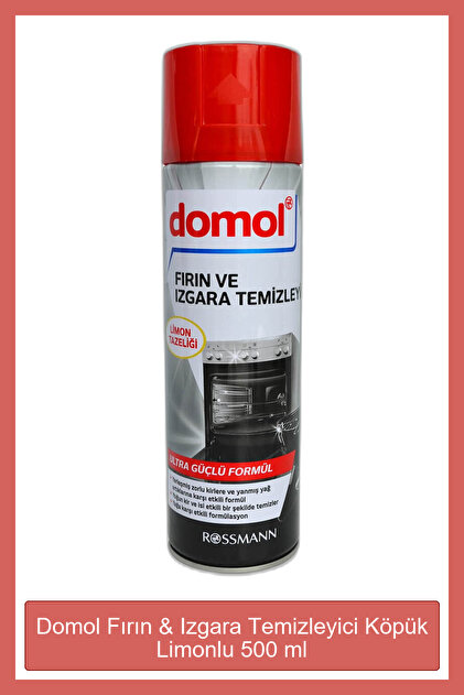 Fırın & Izgara Temizleyici Köpük Limonlu 500 ml