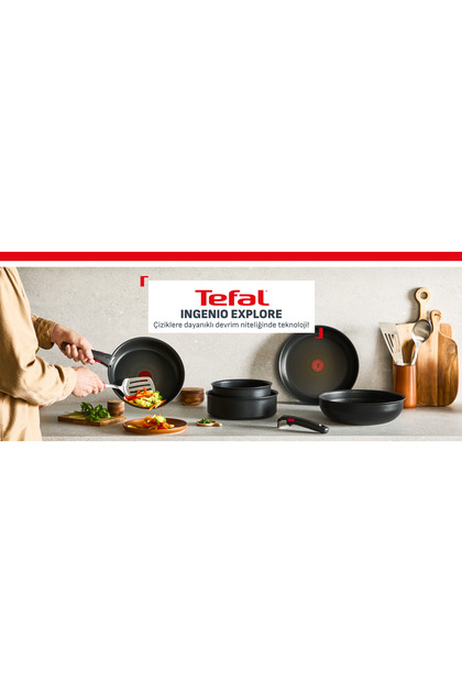 TEFAL Ingenio Explore Fusion Core 9X Büyük Tava Ve Tencere Seti