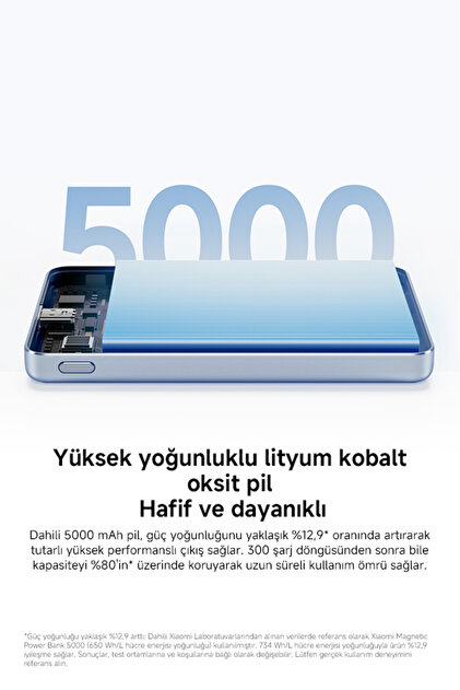 Xiaomi Super Slim Magnetic Power Bank 5000 - Fiyatı, Yorumları