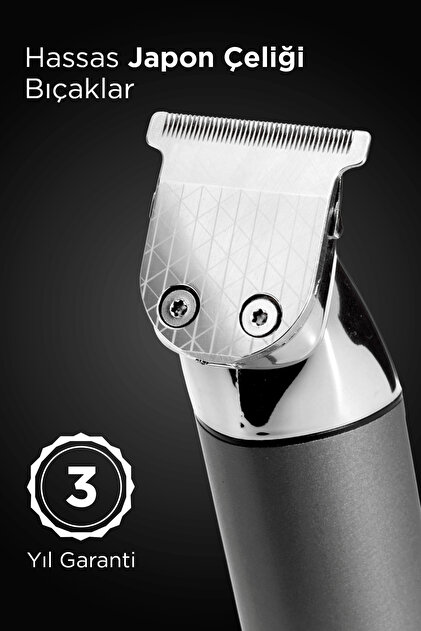 Babyliss Super X Metal 15 Başlık Japon Çelik Bıçak Islak Kullanım