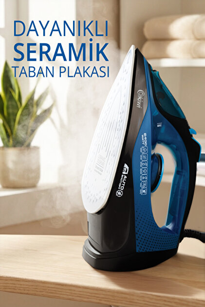 Kiwi 2400 W Seramik Tabanlı Buharlı Ütü KSI-6345 - Fiyatı, Yorumları