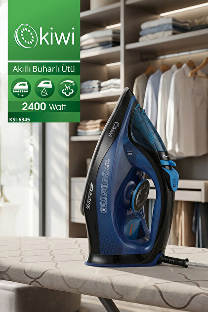 Kiwi 2400 W Seramik Tabanlı Buharlı Ütü KSI-6345 - Fiyatı, Yorumları