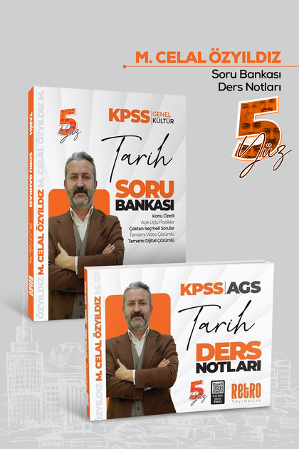 RETRO YAYINCILIK 2026 Kpss Tarih 5yüz Ders Notları + Soru Bankası