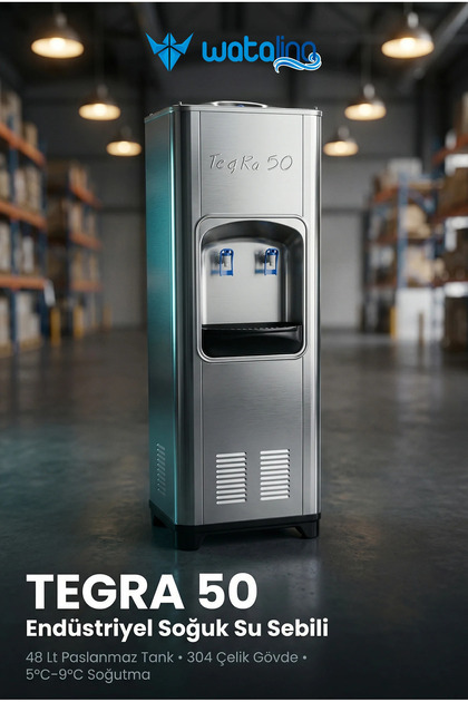 Tegra 50 Soğuk Su Sebili – Yüksek Performanslı Ve Güvenilir Su Soğutucu,sebil (Arıtmasız Model)
