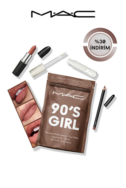Mac 90's Girl Kit - Dudak Makyaj Seti - Fiyatı, Yorumları