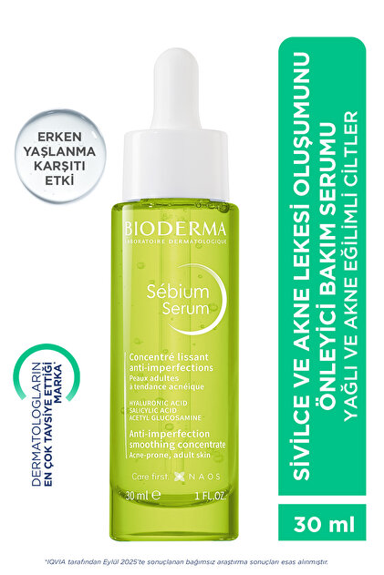 Sebium Serum Help Prevent Acne, Acne Spot Anti-Aging Salicylic Acid 30 ml