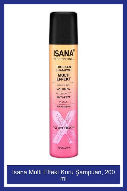 Multi Effekt Kuru Şampuan, 200 ml