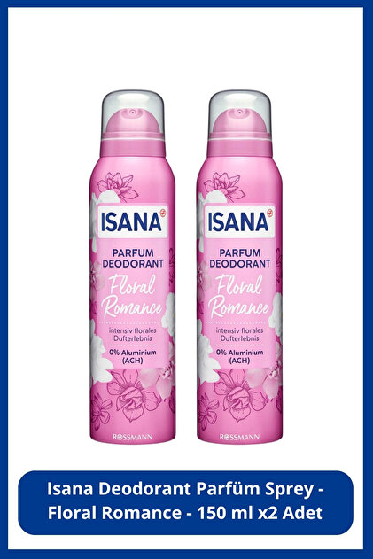 Deo-Parfüm Sprey - Floral Romance - 150 ml X2 Adet