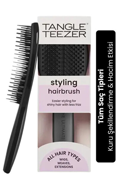 Tangle Teezer The Ultimate Styler Black Tüm Saç Tipleri için Kuru
